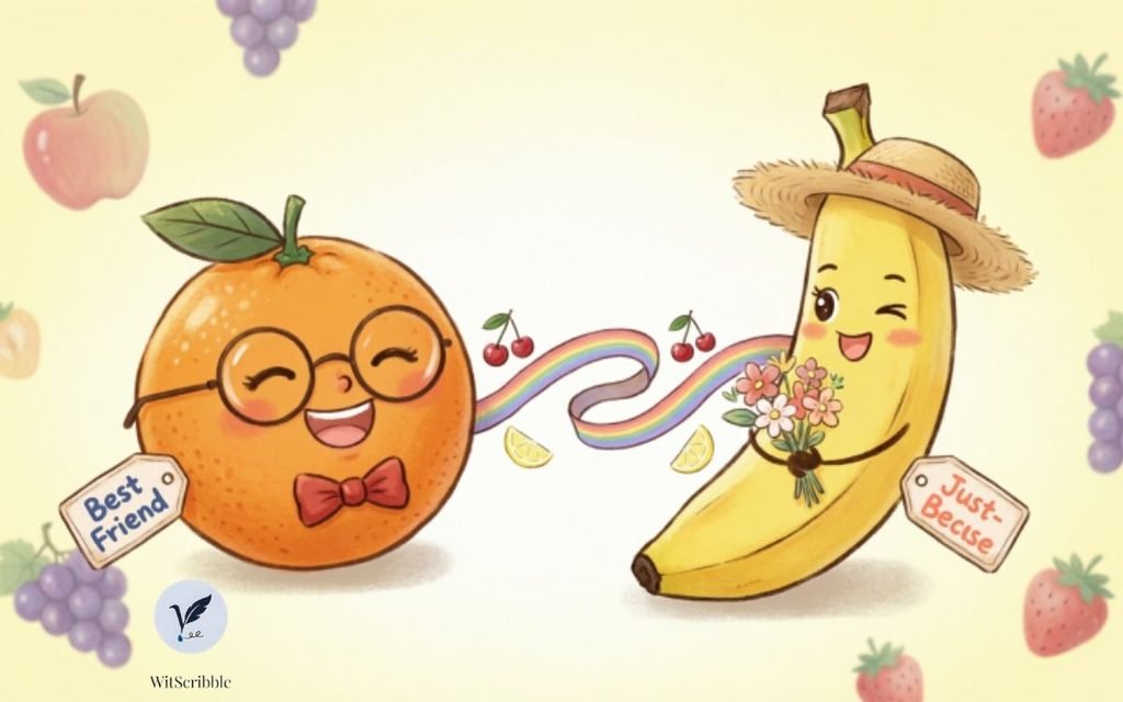 Best Friend & Just-Because Fruit Puns