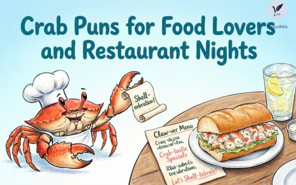 Crab Puns for Food Lovers and Restaurant Nights