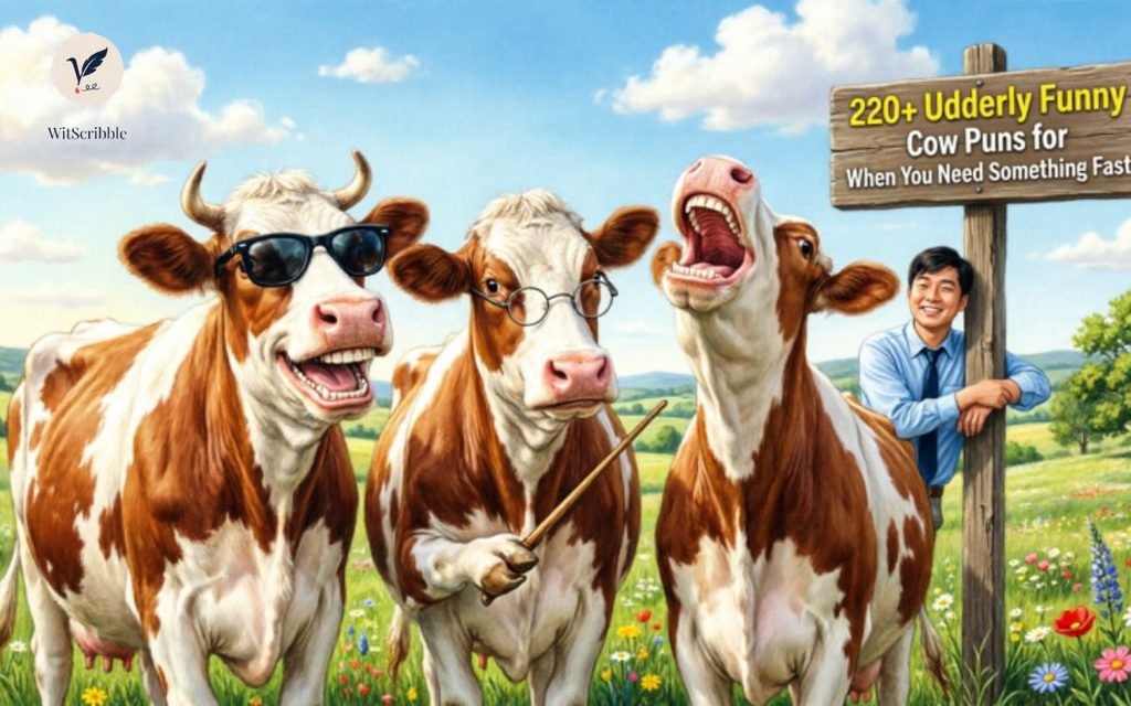 Make Your Own Cow Puns With This Easy Trick