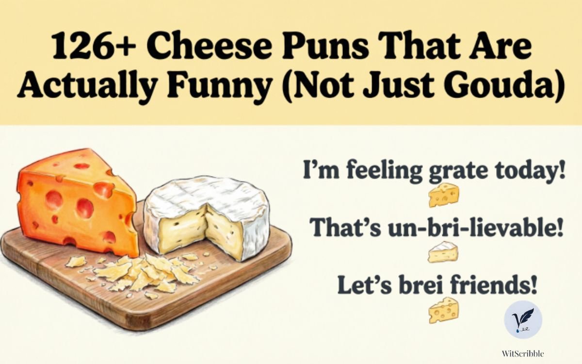 126+ Cheese Puns That Are Actually Funny (Not Just Gouda)