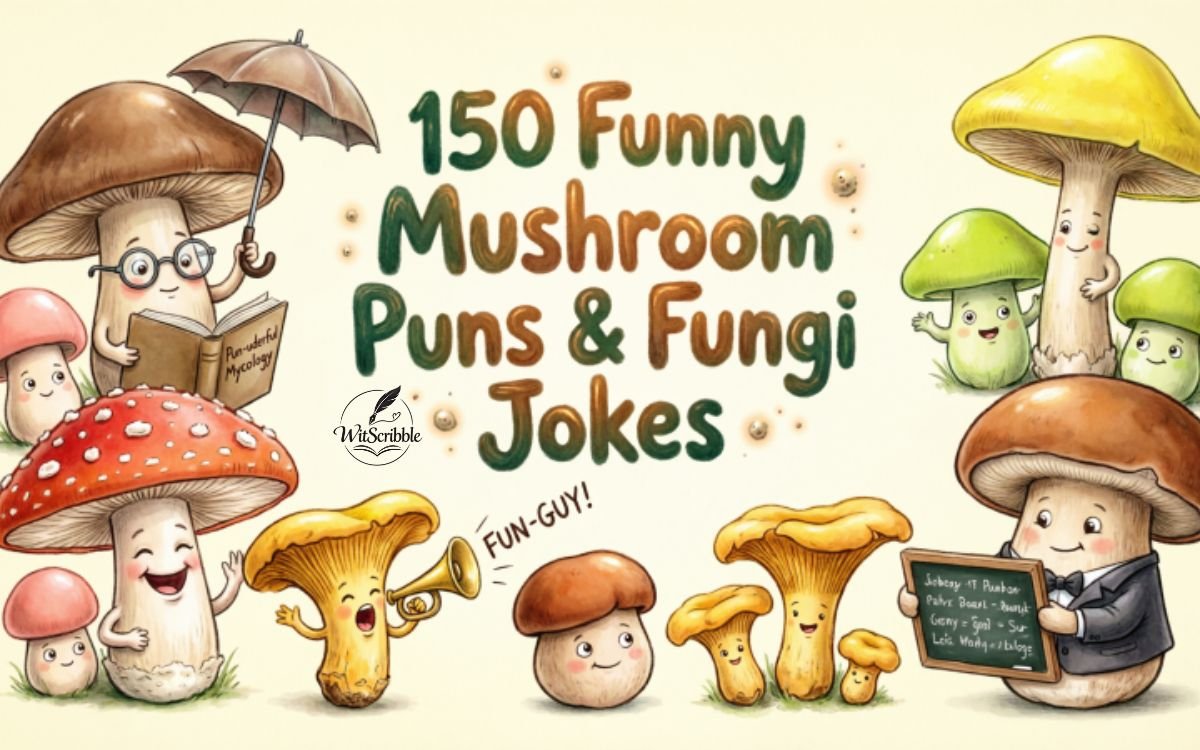 150 Mushroom Puns and Fungi Jokes