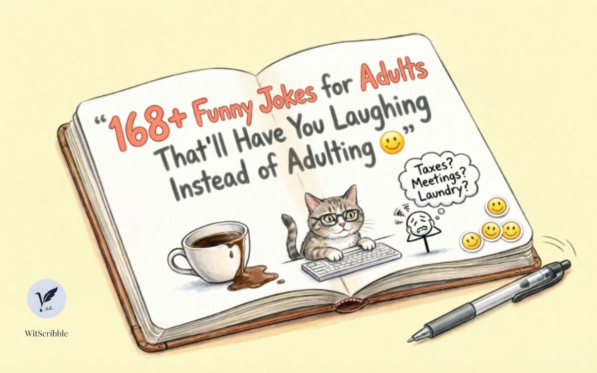 168+ Funny Jokes for Adults Tha Have You Laughing Instead of Adulting