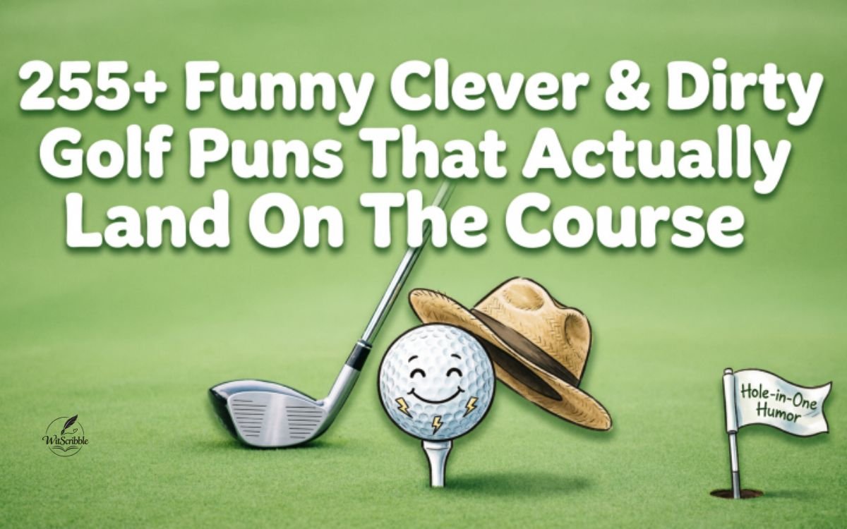 255+ Funny Clever Dirty Golf Puns That Actually Land On The Course