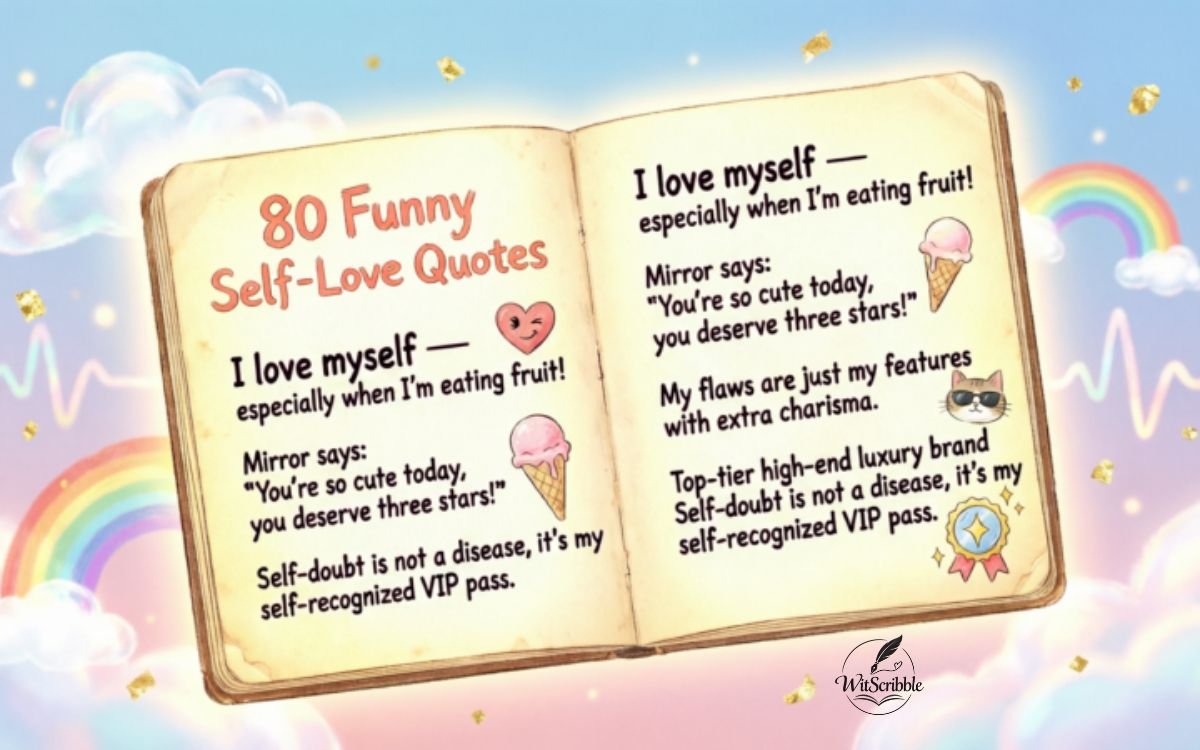 80 Funny Self-Love Quotes