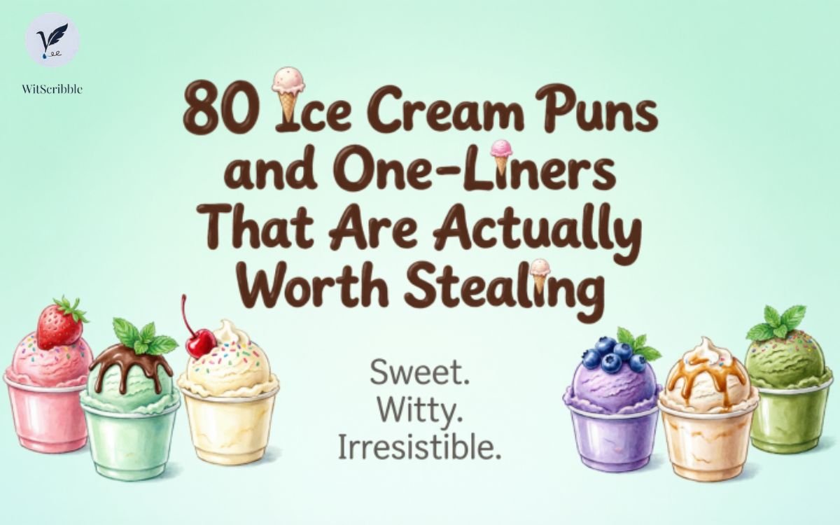80 Ice Cream Puns and One-Liners That Are Actually Worth Stealing