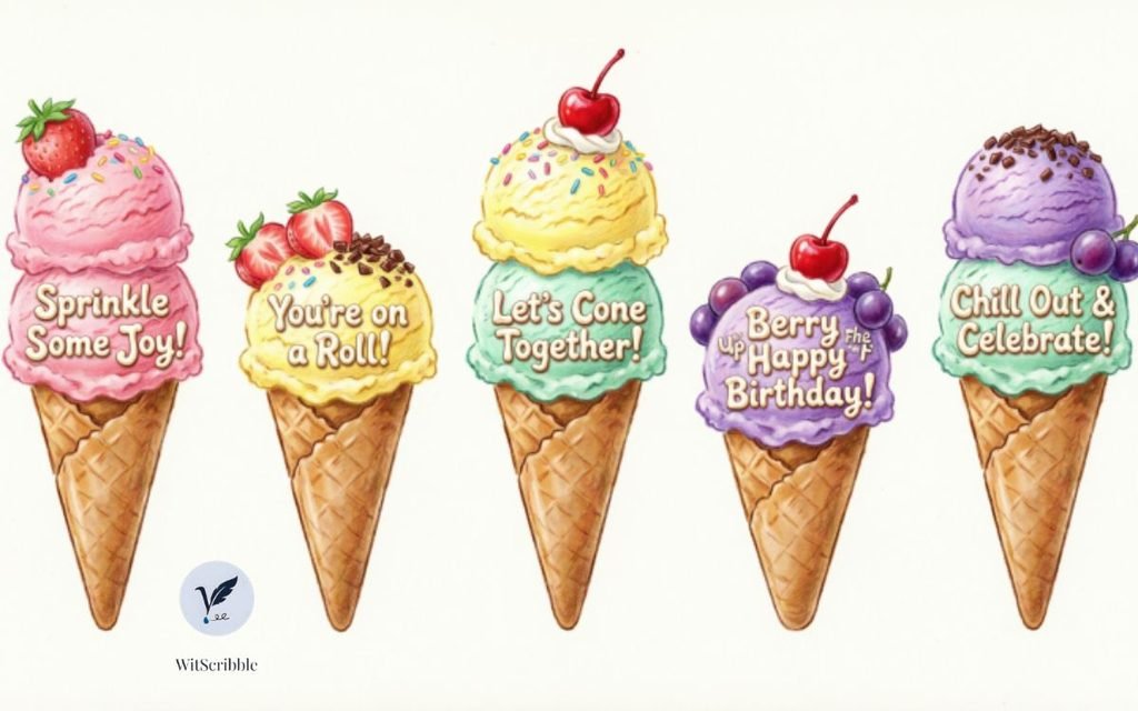 Birthday and Party Ice Cream Puns