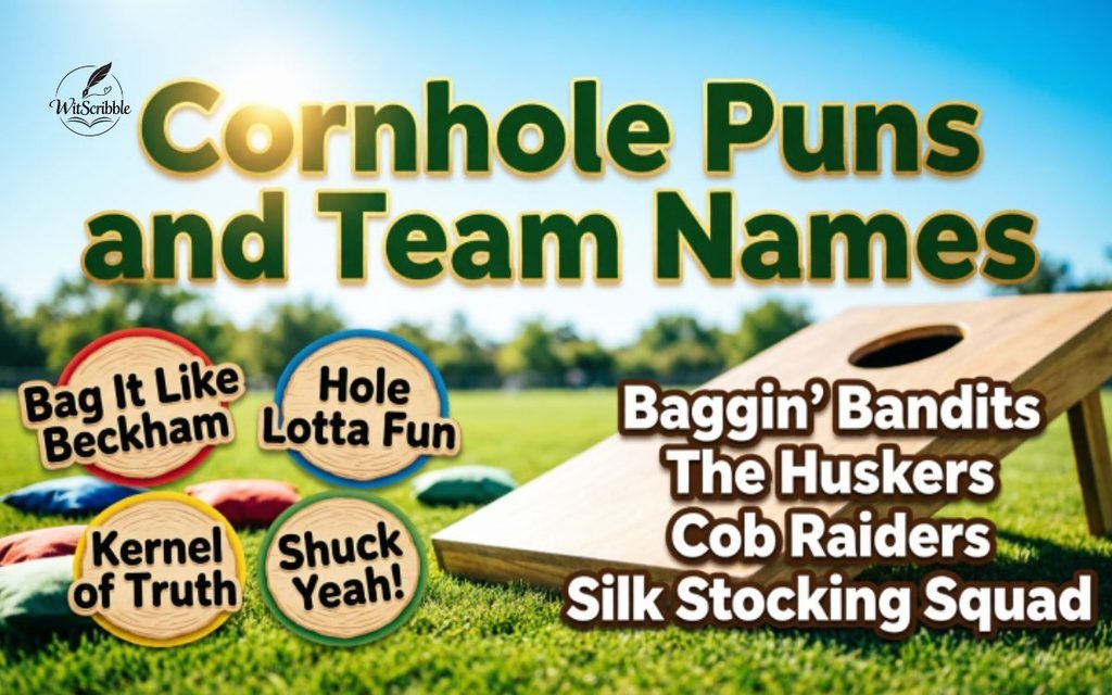 Cornhole Puns and Team Names