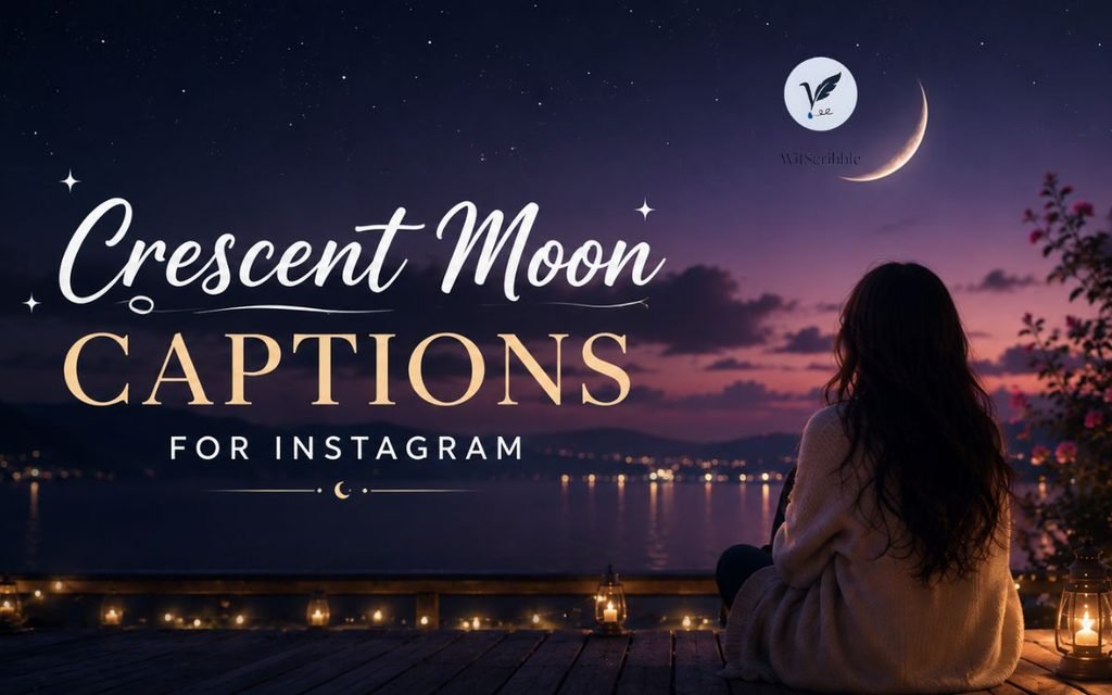 Crescent Moon Captions for Instagram