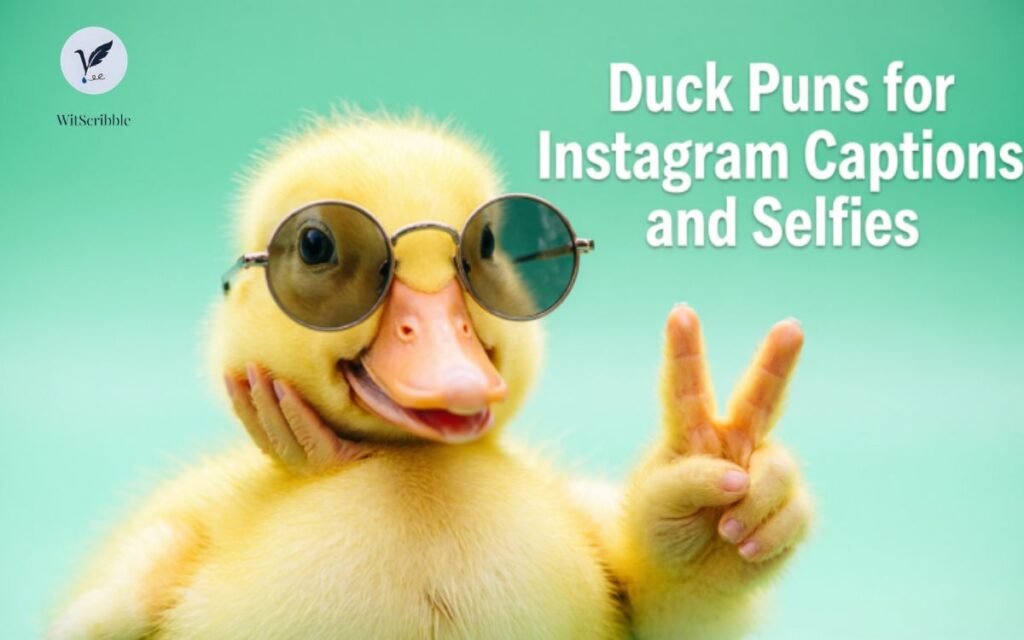 Duck Puns for Instagram Captions and Selfies