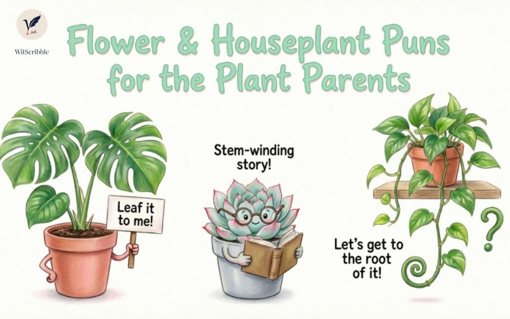 Flower & Houseplant Puns for the Plant Parents