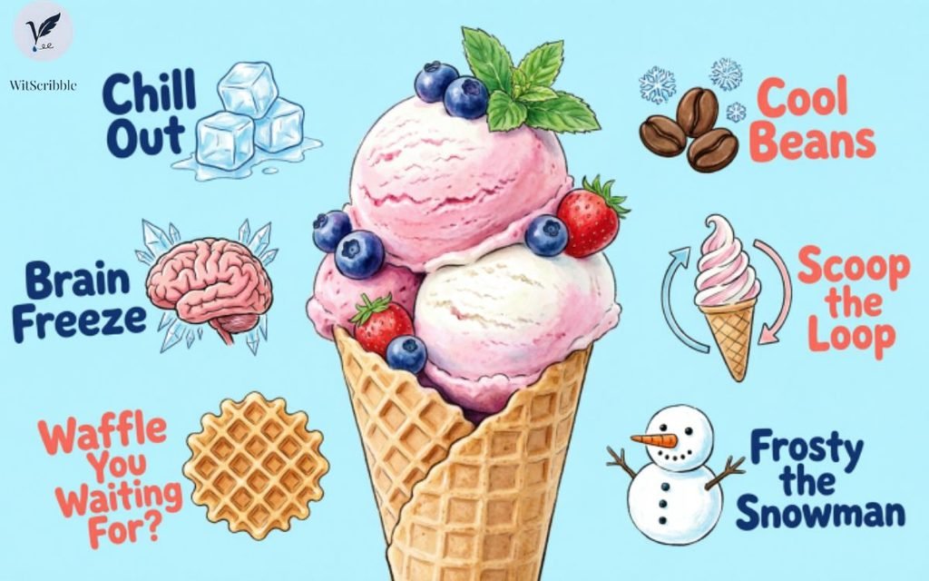 Frozen Treat Puns Beyond the Cone