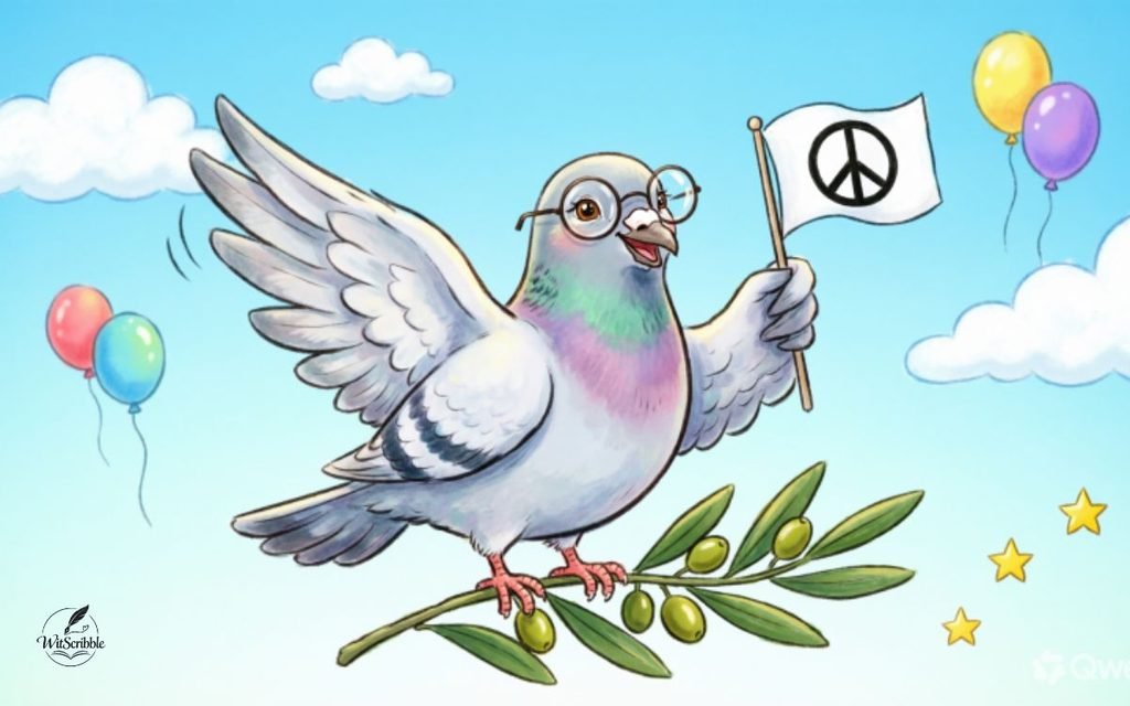 Funny Peace Instagram Captions