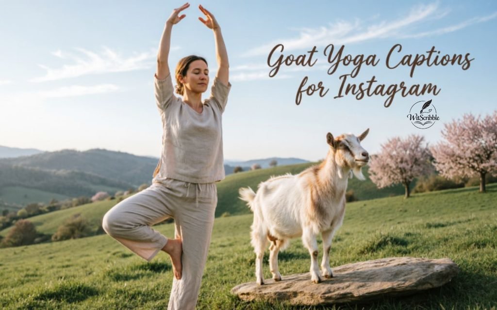 Goat Yoga Captions for Instagram
