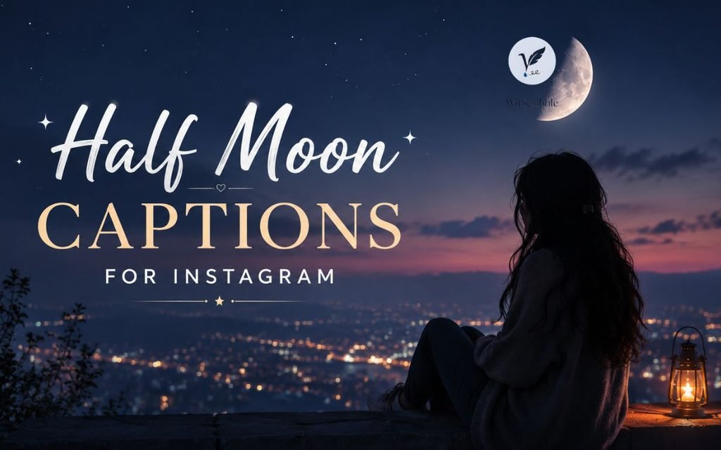 Half Moon Captions for Instagram