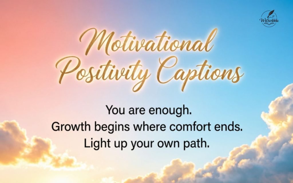 Motivational Positivity Captions