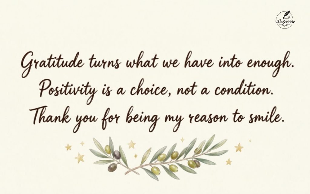 Short & Simple Positivity Captions
