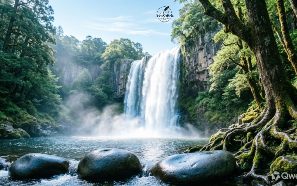 Nature And Waterfall Peace Captions For Instagram