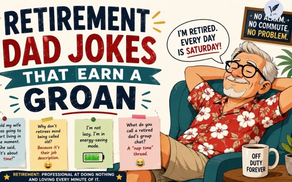 Retirement Dad Jokes That Earn a Groan
