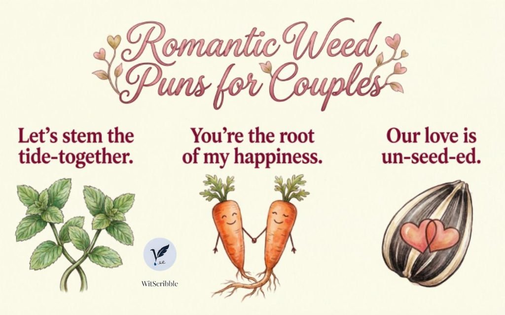 Romantic Weed Puns for Couples