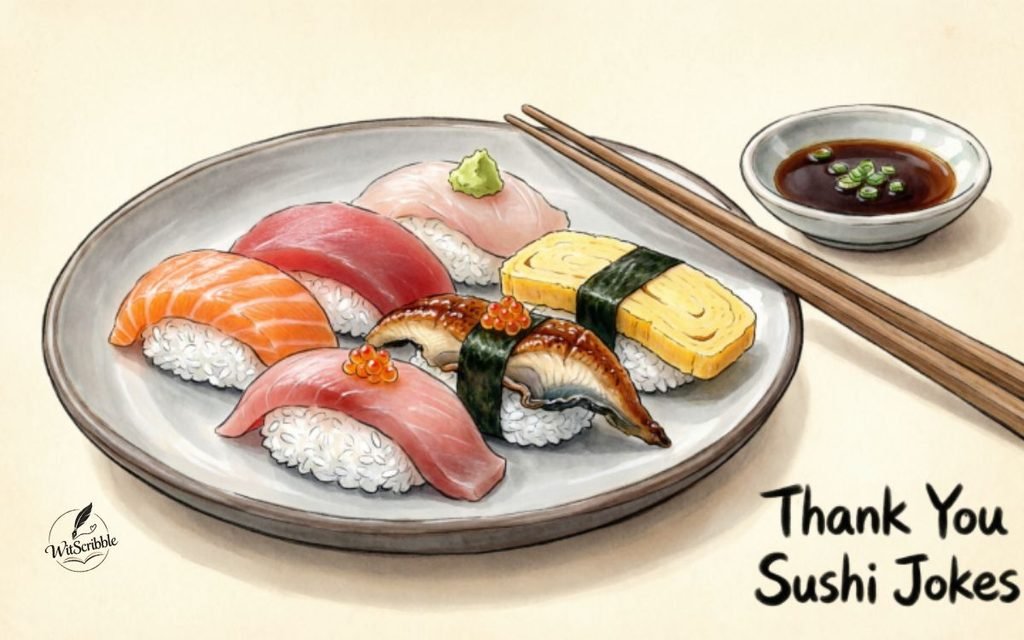 Thank You Sushi Jokes
