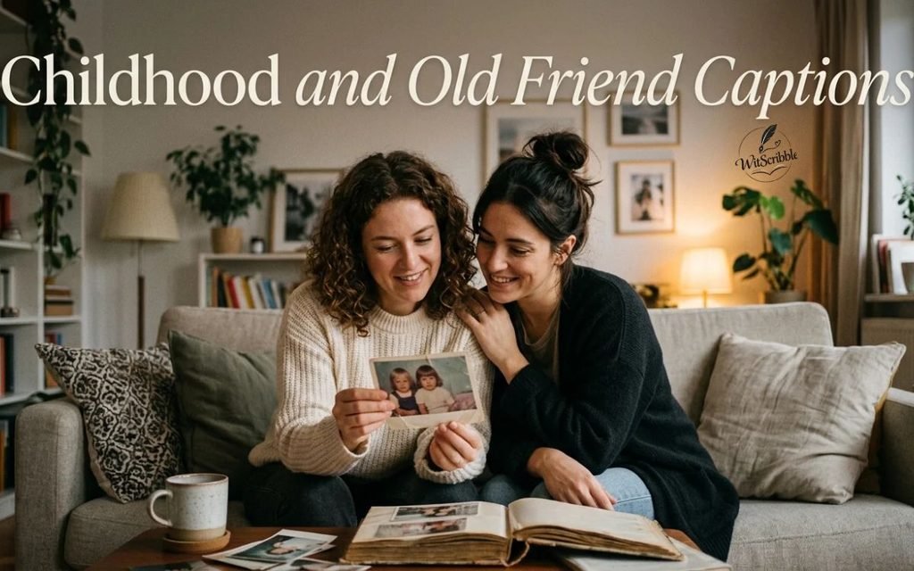 Childhood and Old Friend Captions