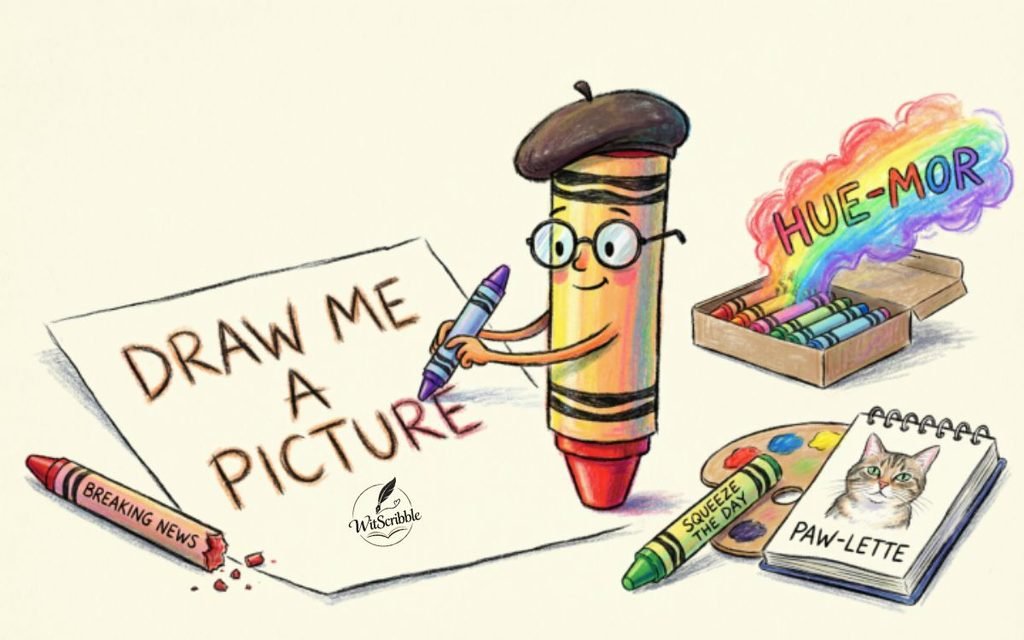 Crayon Art Puns for Art Lovers