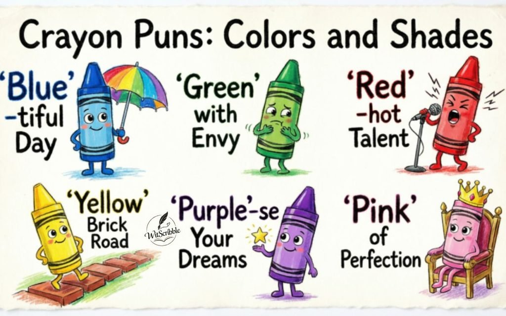 Crayon Puns About Colors and Shades