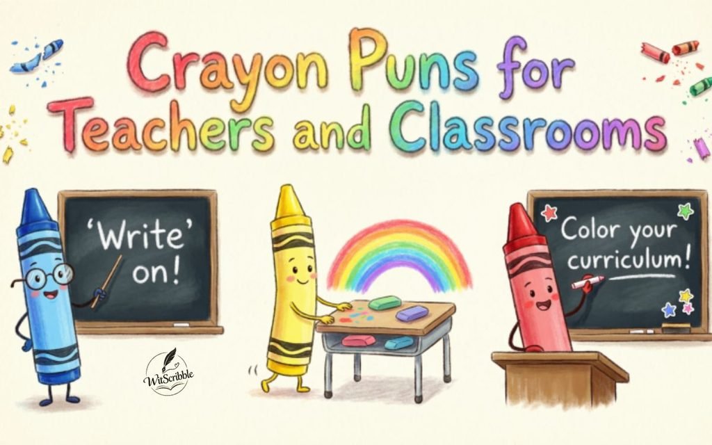 Crayon Puns for Teachers and Classrooms