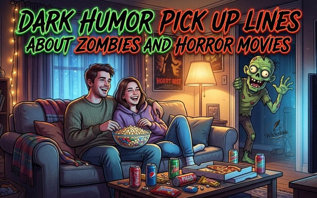 Dark Humor Pick Up Lines About Zombies and Horror Movies