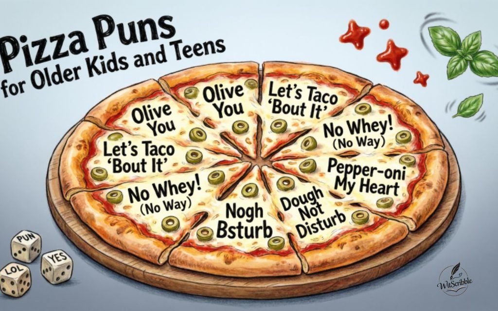 Pizza Puns for Older Kids and Teens