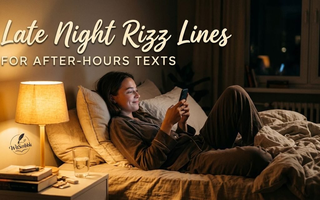 Late Night Rizz Lines for After-Hours Texts